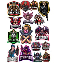 Kadın Karakterler Sticker Set 2 14 Parça Telefon, Tablet, Defter, Laptop Sticker