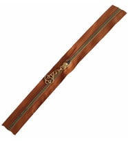 Angel Çanta Aksesuar Başlıklı Fermuar 30 Cm Light Gold Metal Taba