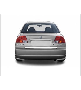 Honda Civic Krom Alt Bagaj Çıtası 2001-2007 Arası Paslanmaz Çelik (Gümüş)