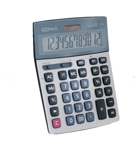 Mas Hesap Makinesi Ofis Tipi Çift Hafıza Büyük 6902