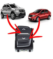 Dacia Logan - Sandero Tekli Cam Dügmesi 2012--2018 366652135