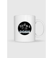 Oasis İngiliz Rock Baskılı Kupa Bardak