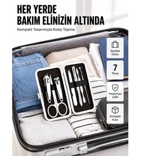Kompakt Tasarımlı El ve Ayak Bakım Seti
