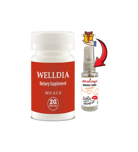 Welldia Prost Caps 1 Kutu Erkeklere Özel Formüllü 20Li Takviyelik Kapsüller + Afrodizayn Yağı