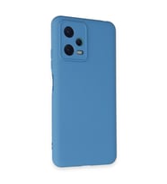 Xiaomi Redmi Note 12 5g Kılıf Nano İçi Kadife Silikon - Mavi
