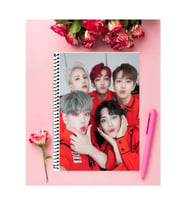 A.c.e(donghun. Wow. Jun. Kim Byeongkwan. Chan) Defter 1 Adet Özel Tasarım 21*29 Cm Telli Çizgili