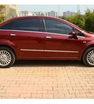 Fiat Linea Krom Cam Çıtası 8 Parça 2007 Sonrası (Gri)