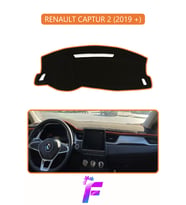 RENAULT CAPTUR 2 (2019+) Uyumlu Torpido Örtüsü Yansıma Önleyici Koruma Hızlı Montaj J52