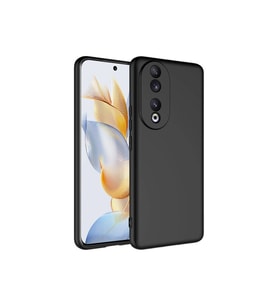 Honor 90 Uyumlu Kılıf Zore Mara Lansman Kapak (Siyah)