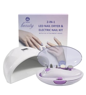 Showell Beauty 2'si 1 Arada LED Oje Kurutucu ve  Manikür Seti