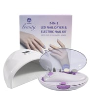 Showell Beauty 2'si 1 Arada LED Oje Kurutucu ve  Manikür Seti