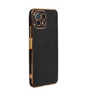 Xiaomi Mi 11 Lite Kılıf Volet Silikon - Siyah