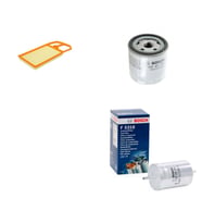 Bosch Filtre Bakım Seti Volkswagen Golf 4 1.4 Benzin 75 Beygir 1998-2003 Hava + Yağ f. + Yakıt Filtre Bosch
