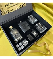 Kişisel Tasarım Premium Kutuda Viski Keyif Seti