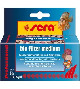 siporax bio active Professional 35 g yeni su arıtma yöntemi, 24 saat sonra bile amonyum, nitrit, nitratı azaltır ve kendi kendini temizleyen yüksek performanslı filtre ortamıdır