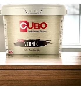 Mey İthalat® Cubo Su Bazlı Parlak Vernik Şeffaf 0,75 Litre