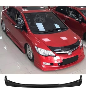 Honda Civic Fd6 Makyajsız Kasa Typer Ön Ek Karlık Plastik Mat Siyah 2006 2007 2008 2009 karlık+bodykit+ek