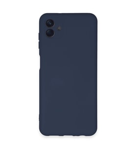 Samsung Galaxy A04e Kılıf Nano İçi Kadife Silikon - Lacivert