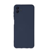 Samsung Galaxy A04e Kılıf Nano İçi Kadife Silikon - Lacivert