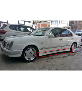 mercedes w210 yan marşpiyel takımı (sağ sol takım )
