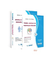 Egem Yayınları AÖF 1. Sınıf Engelli Bakımı ve Rehabilitasyon Güz Dönemi 1. Yarıyıl Konu Anlatımlı Soru Bankası (Çok Renkli)