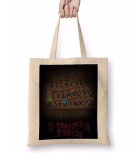 Stranger Things Bez Çanta Uzun Saplı