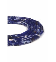 Varisit Taşı Silindir Kesim Parlak Koyu Mavi Lacivert 4x13mm Doğal Taş Dizi