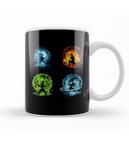 Element Symbol The Last Airbender Kupa Bardak Porselen