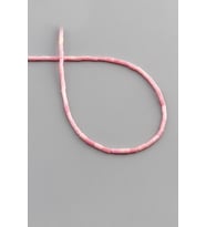 Mercan Doğal Taş Parlak Pembe Silindir Kesim 2x4mm Dizi [AA]