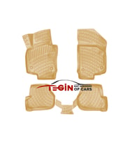 Seat Altea 2011 3D Havuzlu Paspas Bej (Çok Renkli)