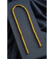 Hematit Doğal Taş Altın Sarı Rondela Kesim 8x3mm Dizi