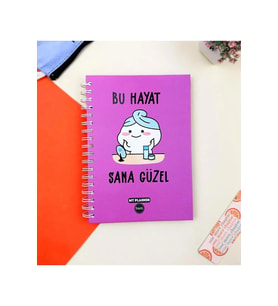 Bu Hayat Sana Güzel Tasarımlı Konuşan Ajanda