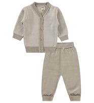 Civil Baby Hırkalı 6-18 Ay Takım - Gri