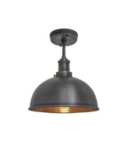 MYLİGHTS   RETRO RUSTİK  TAVAN AVİZE  RUSTİK AVİZE MAT SİYAH  30CM