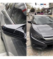 Honda Civic FC5 FK7 Batman Yarasa Ayna Kapağı 2016 Sonrası Piano Black 