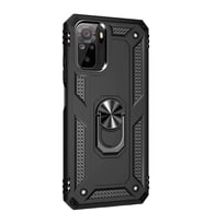 Xiaomi Redmi Note 10 Pro Yüzüklü Tank Kılıf Siyah