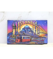 Ahşap İstanbul Temalı Magnet