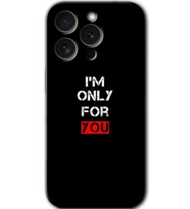 iPhone 15 Pro Uyumlu Kılıf HD Desen Baskılı Arka Kapak - For You