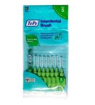 Tepe Arayüz Fırçası 0.8 mm Yeşil 8 li Paket