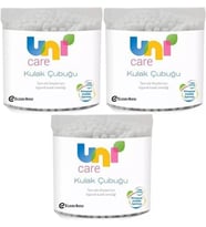 Uni Baby Kulak Temizleme Çubuğu 100 Adet (3 Lü Set)