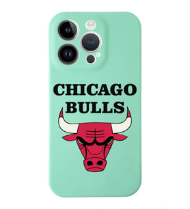 Apple iPhone 14 Pro  Lansman Kılıf Chicago Bulls  Tasarımlı Altı Kapalı İçi Kadife Kaplı  Kapak (Şeffaf)