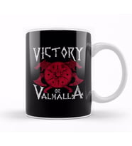 Victory Or Valhalla Norse Mythology Warrior Viking Kupa Bardak Porselen