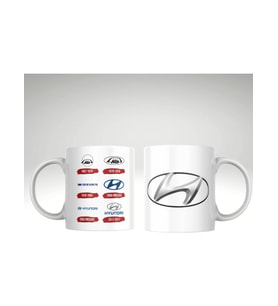 Applucky Hyundai Logo Tarihçesi Baskı Kupa Bardak