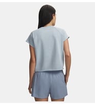 Under Armour Icon Wm Cut Off Ss Gri Kadın T-Shirt 6013538-034