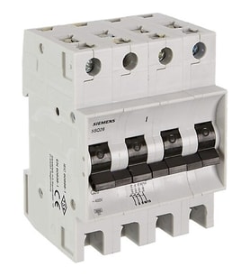 Siemens 4 Kutup 20 Amper Otomatik Sigorta 5Sq2670-2Ya20