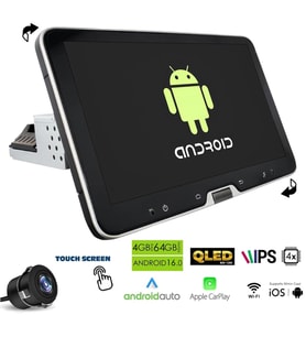 TWOGO GO-İ1008 Tablet Multimedya Android 10.1 İnç 4+64GB Oynar Başlık And16 (Siyah)