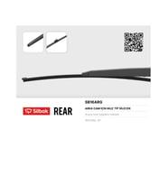 SİLECEK SÜPÜRGESİ ARKA MUZ TİPİ 400 MM DOBLO II TEK KAPI 02/10> SPRINTER - CRAFTER 04/06>