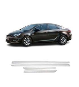 Astra J SD Krom Yan Kapı Çıtası 2010 Ve Üzeri Paslanmaz Çelik