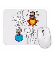 My Sun Stars Moon Of My Life Mouse Pad