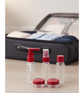 Taşınabilir 5 Parça Seyahat Kozmetik Dolum Seti 30 ml